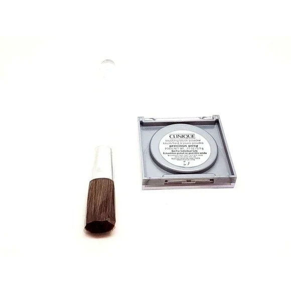 Clinique Blushing Blush Powder Precious Posy With Brush NEW